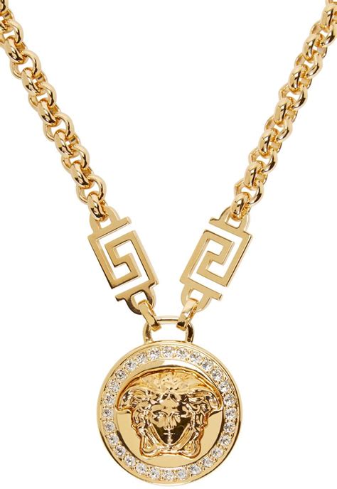 versace women's gold ring|versace women's silver necklaces.